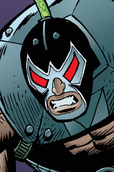 Bane mascarado no retrato oficial da DC