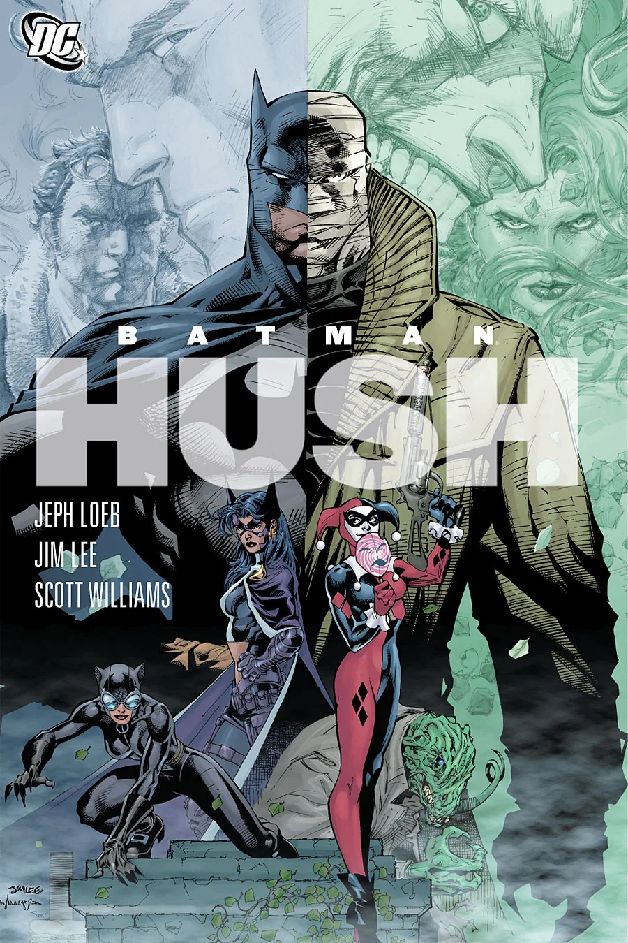 Capa da coleção Batman: Hush.