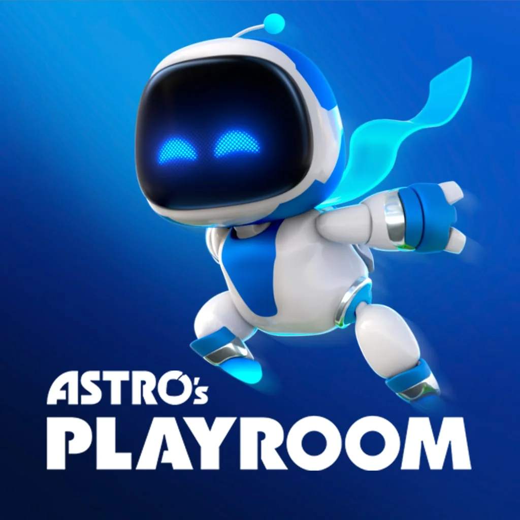 Astro na arte de Astro's Playroom para PS5.