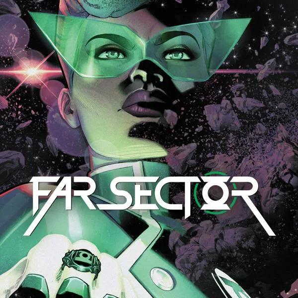 Capa de Far Sector, com Jo Mullein.