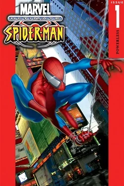 Capa de uma edição de Ultimate Spider-Man (2000) #1.
