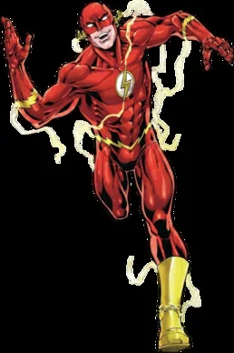 Wally West em ilustração dos quadrinhos.