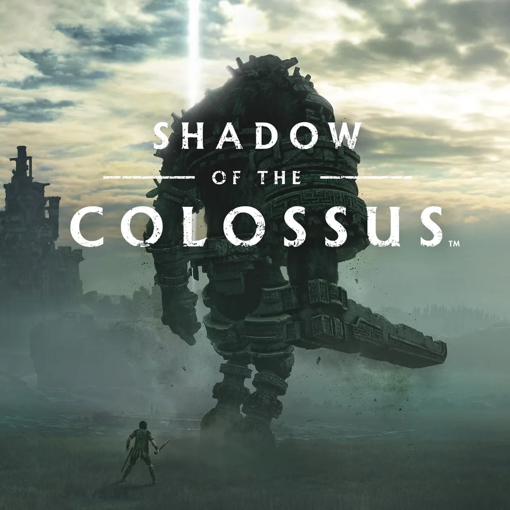 Arte do remake de Shadow of the Colossus para PS4.